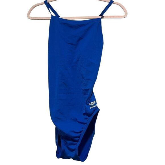 Speedo Endurance+ Women’s Swimsuit Size 36 (10) Royal Blue Like New - Picture 1 of 3